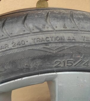 Predám elektróny 215/45/ZR17 - 3