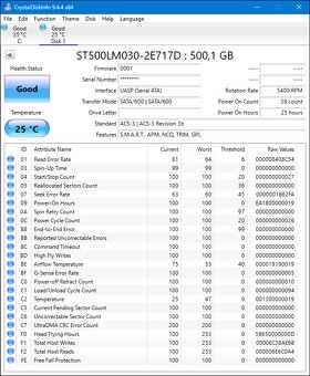 2x 500GB HDD do notebooku "nové" - 3
