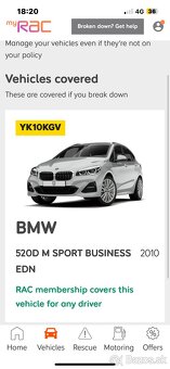 BMW 520D LCI Msport black bussiness edittion - 3