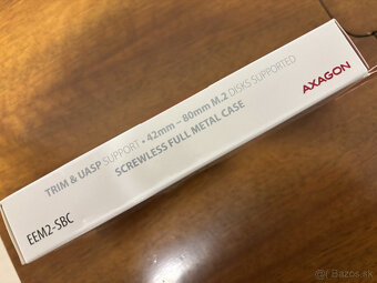 Externý box SSD AXAGON EEM2-SBC - 3