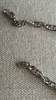 Retiazka na kabelky bez karabíniek, 100 cm, priemer 0,80 cm - 3