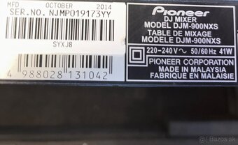 Pioneer cdj 2000nexus a Pioneer DJM-900 - 3