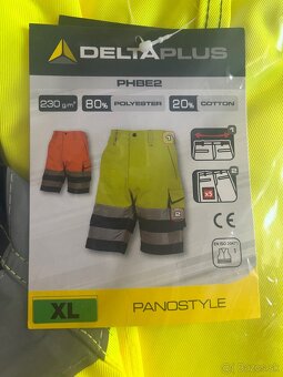 Reflexné pracovné kraťasy XL - 3