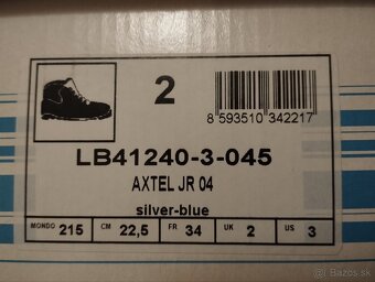 Predám detské bežkárske topánky EU 34 - 3