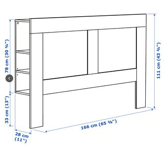 Celo postele Brimnes 160/ postel - 3
