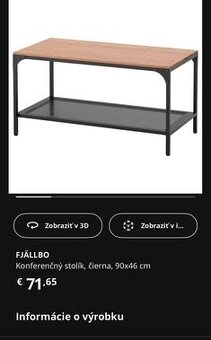 Konferenčný stolík IKEA - 3