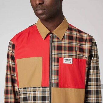Kosela s kovovym zipsom Burberry velkost L - 3