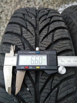 Alu 4 x 100 R 13 + celoročné pneu 165/70 R 13 MATADOR. - 3