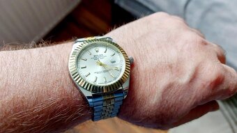 Rolex oyster perpetual date just zlato strieborne - 3