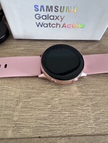 Hodinky Samsung Galaxy Watch Active ružovo-zlatá - 3