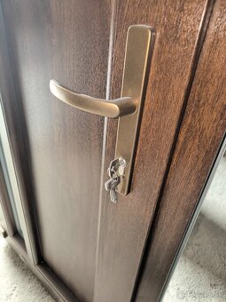 predám PVC vchodové dvere 90 × 205 - 3