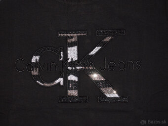 Calvin Klein dámske čierne tričko - 3