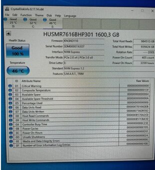 Ultrastar HGST SN200 NVME Disk 1.6 TB - 3