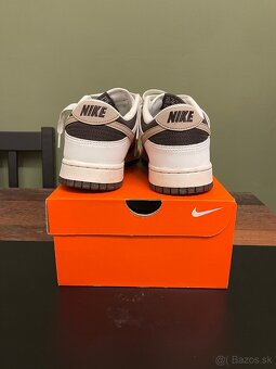 Nike dunk low baroque brown + crease guard white veľkosť L - 3