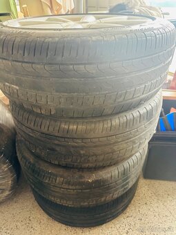 Alu R18 5x112, orig. Mini Cooper S letné pneu 225/45 - 3