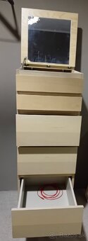 Vysoká komoda Ikea Malm - 3