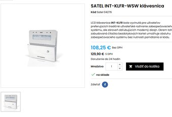 SATEL alarm, expandér a pohybové snímače - 3