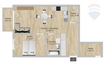 REZERVOVANÉ  Predaj 2 izbový byt Levice novostavba  EXKLU - 3