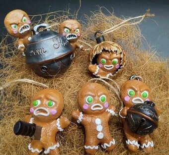 Krampus :Sada ozdôb - 3