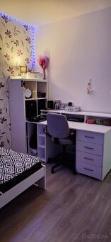 Písací ( študentský) stôl biely - 3