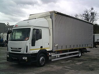 IVECO EUROCARGO 120 E25 E6 Valník + plachta + hydraulické če - 3