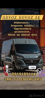 STAHOVANIE,PREPRAVA TOVARU, Vypratávanie - 3