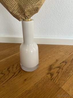 Váza sklená Villeroy&Boch Neck biela 20cm výška - 3