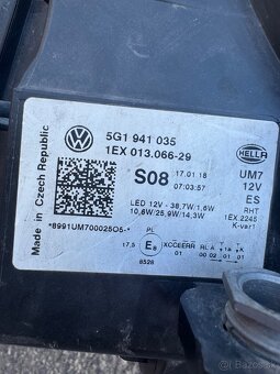 Svetlo ľavé GOLF 7 lift Xenon LED od 2017 - 3