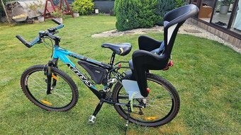 Detská cyklistická sedačka Polisport Šedo-zelená - 3