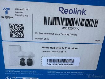 Predám nový set kamery Reolink Home Hub a 2xE1 outdoor - 3