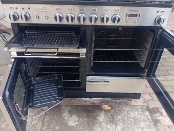 Plynový sporák Rangemaster so 6 horákmi a 3 elektrické rúry - 3