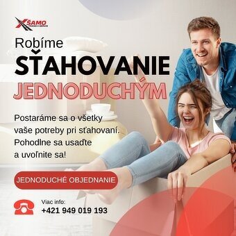 Ponúkam sťahovanie KA - 3