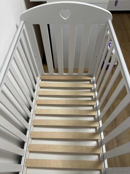 Detská postieľka s pohyblivým bokom 120x60 - 3