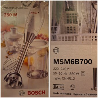 Náhradný diel - mixér Bosch - 2 € - 3