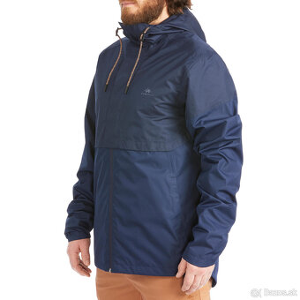 Pánska nepremokavá turistická bunda Quechua NH500, L - 3