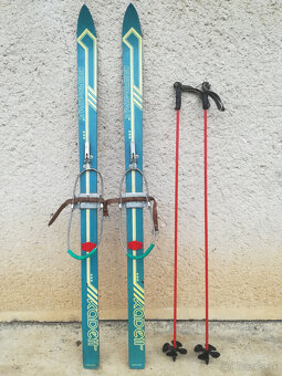detské retro lyže nové - 3