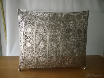 Strieborný zdobený kôš - 3