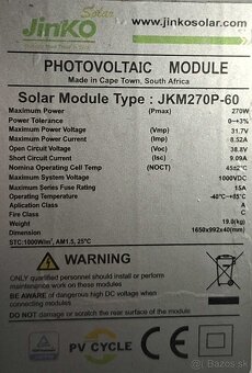 12x 270W solárnych fotovoltaických panelov - 3