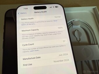Apple IPhone 16 Pro Max 256GB Čierny Titan - 3
