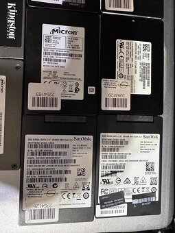 SSD HDD 2.5” Kingston Micron Sandisk Samsung 256 / 240 GB - 3