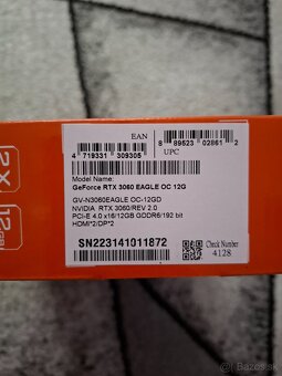 GIGABYTE Geforce RTX 3060 EAGLE 12GB - 3