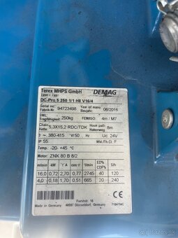 Demag elektricky kladkostroj - 3