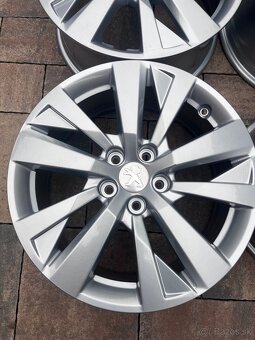 Orig. hliníkové disky Peugeot R17, 5x108 - 3