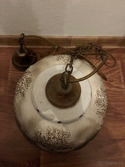 Keramické svietidlo rustikalne - 3