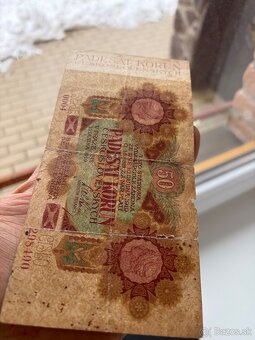 Bankovka 50 kor 1919 - 3