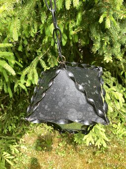 kovová lampa Hand made - 3