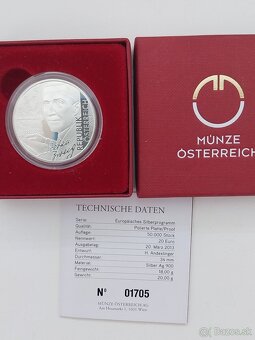 Strieborne mince Rakusko - 3