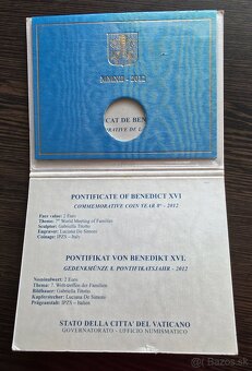 Obal na 2 euro Vatican 2012 - 3