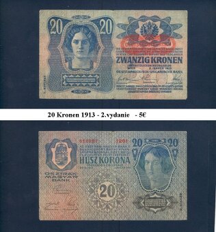 Bankovky Rakúsko - 3
