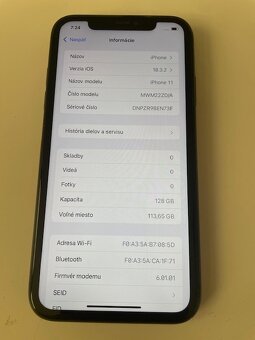 Krásny iphone 11 128GB batéria 82 percent - 3
